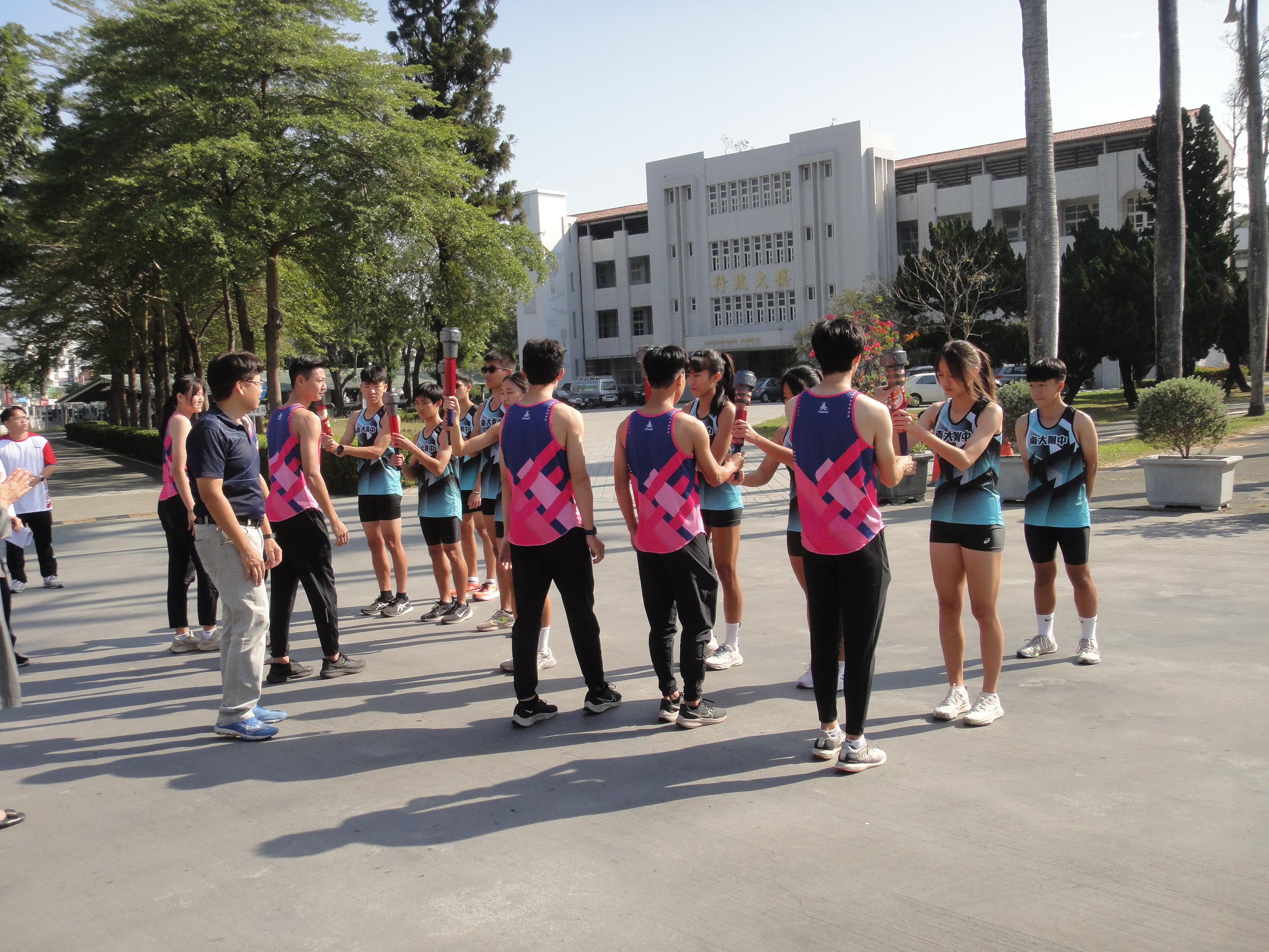 南大校慶聖火傳遞